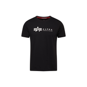 ALPHA INDUSTRIES Majica, črna, bela