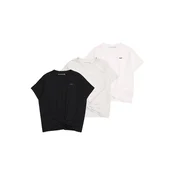 Abercrombie & Fitch Majica pegasto siva/črna/bela