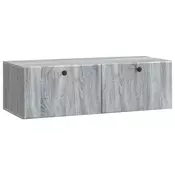 TV ormar za zid 98 x 41 x 30 cm Siva Sonoma Konstruirano drvo