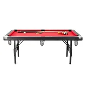 VEVOR Biljardna miza 192x109x81 cm Rdeča