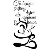 shumee Nalepke ZA kuhinjo nalepka skodelice kava kavna srca 100 x 50 cm G261