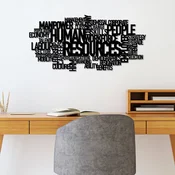 Wallity Zidna dekoracija Human Resources, 86 x 41 cm, Crna