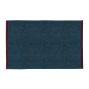 Temno modra/siva kopalniška preproga iz organskega bombaža 50x80 cm Soft – Mette Ditmer Denmark