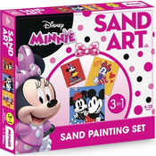 Set za bojanje pijeskom Red Castle - Sand Art, Minnie Mouse