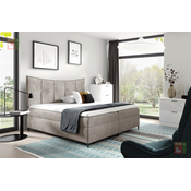Boxspring postelja Bergamo - 200x200 cm