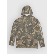 Salty Crew Mariner Hood Tech Longsleeve Lycra green camo