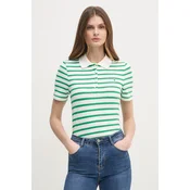 Tommy Hilfiger polo ženska majica z bombažem