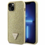 Guess TRDI OVITEK GUESS ZA IPHONE 14 15 13 6.1 S TRIKOTNIKOM IZ NORZOGA