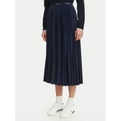 Lacoste Plisirano krilo JF1402 Mornarsko modra Regular Fit