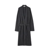 GOBI Cashmere Dolg kopalni plašč Mens Cashmere Robe antracit