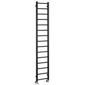 Kopalniški radiator DINA 300x1740 mm, črna mat barva - Črna mat barva - 300x1740 mm - Sapho - DINA - 24 - Jeklo - Oblika H - Oblika H - 300 - 1740 - 3.3 - 14