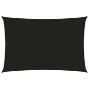 shumee Pravokotna vrtna jadra Oxford Cloth 2,5x5 m Črna