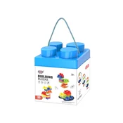 Kocke Building Blocks Medium – modra škatla 35 kosov
