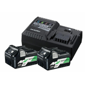 Hikoki set punjac UC18YSL3 + baterije 2 X BSL36A18X MULTI VOLT