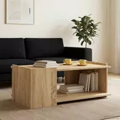 vidaXL Klubska miza Sonoma hrast 90 x 50 x 33 cm Inženirski les