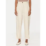Marella Hlače iz tkanine Aia 2515131071 Bež Loose Fit