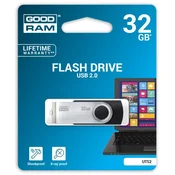 GoodRam Goodram UTS2 32 GB USB 2.0 Flash Drive, srebrna/črna