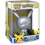 Funko Pop Games Pokemon 10 Pikachu Silver Metallic
