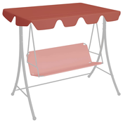 vidaXL Streha za vrtno gugalnico terakota 150/130x70/105 cm
