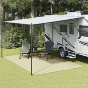 vidaXL vidaXL Preproga za šotor krem 5x3 m, (21212995)