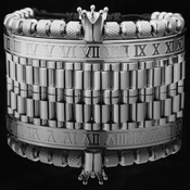 Zapestnice Kirsten - Srebrna KP34403