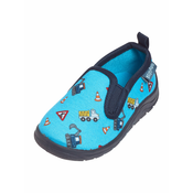 PLAYSHOES Papuce Baustelle, tirkiz / tamno plava / miks boja