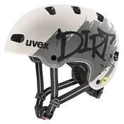 Uvex čelada uvex Kid 4 style MIPS dirt warm grey matt št. 51-55