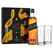 JOHNNIE WALKER Black Label viski 0.7 sa 2 case