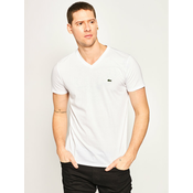 Lacoste Majica TH6710 Bela Regular Fit