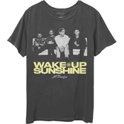 All Time Low Faded Wake Up Sunshine Charcoal Grey L Majica