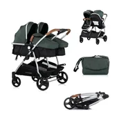 Kolica za blizance 3u1 Chipolino duo smart Basil