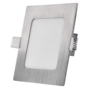 LED ugradno svetlo NEXXO LED/7W/230V 3000/3500/4000K srebrno 12x12 cm