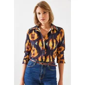 Bianco Lucci Womens Patterned Shirt MBMS010