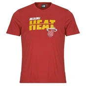 New-Era NBA ESSENTIALS TEE MIAMI HEAT Rdeča