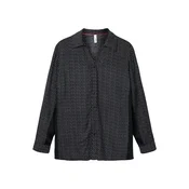 SHEEGO Bluza črna/bela