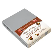 shumee Prześcieradło jersey z gumkš 70x160 szare 060 KARO