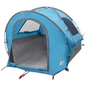 vidaXL Avto šotor s streho Modra 200 x 170 x 170 cm Poliester in jeklo
