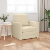 Krevet na razvlacenje Krema 74 x 77 x 81 cm tkanina