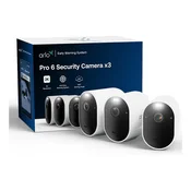 Arlo Arlo Pro 6 2K+ IP varnostna kamera, 3-kom