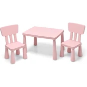BBO Set deciji sto i stolica, Roze