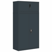 Ormaric za spise antracit 90 x 40 x 180 cm celicni