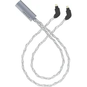 Dekoni Audio Ensemble USB-C Silver 52 Braided 2-Pin IEM Kabel za slušalke (Kot novo)