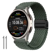 Pleteni pašček za HUAWEI Watch GT Runner 2, zelen, 20 mm