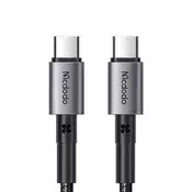 Polnilni in podatkovni 65W USB-C v USB-C kabel Mcdodo CA-3130 - 480Mbps - 1m - black