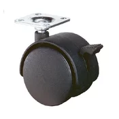 Gibljivo pohištveno kolo z zavoro F85.040.PL, 40mm