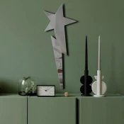 Wallity Ogledalo Ozgl521, 24x60 cm, Sivo