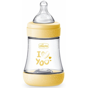 Chicco Perfect 5 bocica za bebe 0 m+ Slow Flow Yellow 150 ml