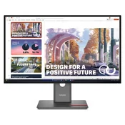 Monitor LENOVO ThinkVision P27QD-40 27/IPS/2560x1440/120Hz/4ms/USB-B,USB-C 140W,USB-C,4xUSB-A,HDMI,