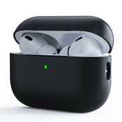 Silikonski etui za Apple AirPods Pro/Pro 2 - črn