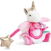 Doudou Plišasti samorog z nočno lučko 22 cm